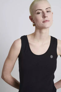 Top rips easy wear Organic Cotton - Zwart