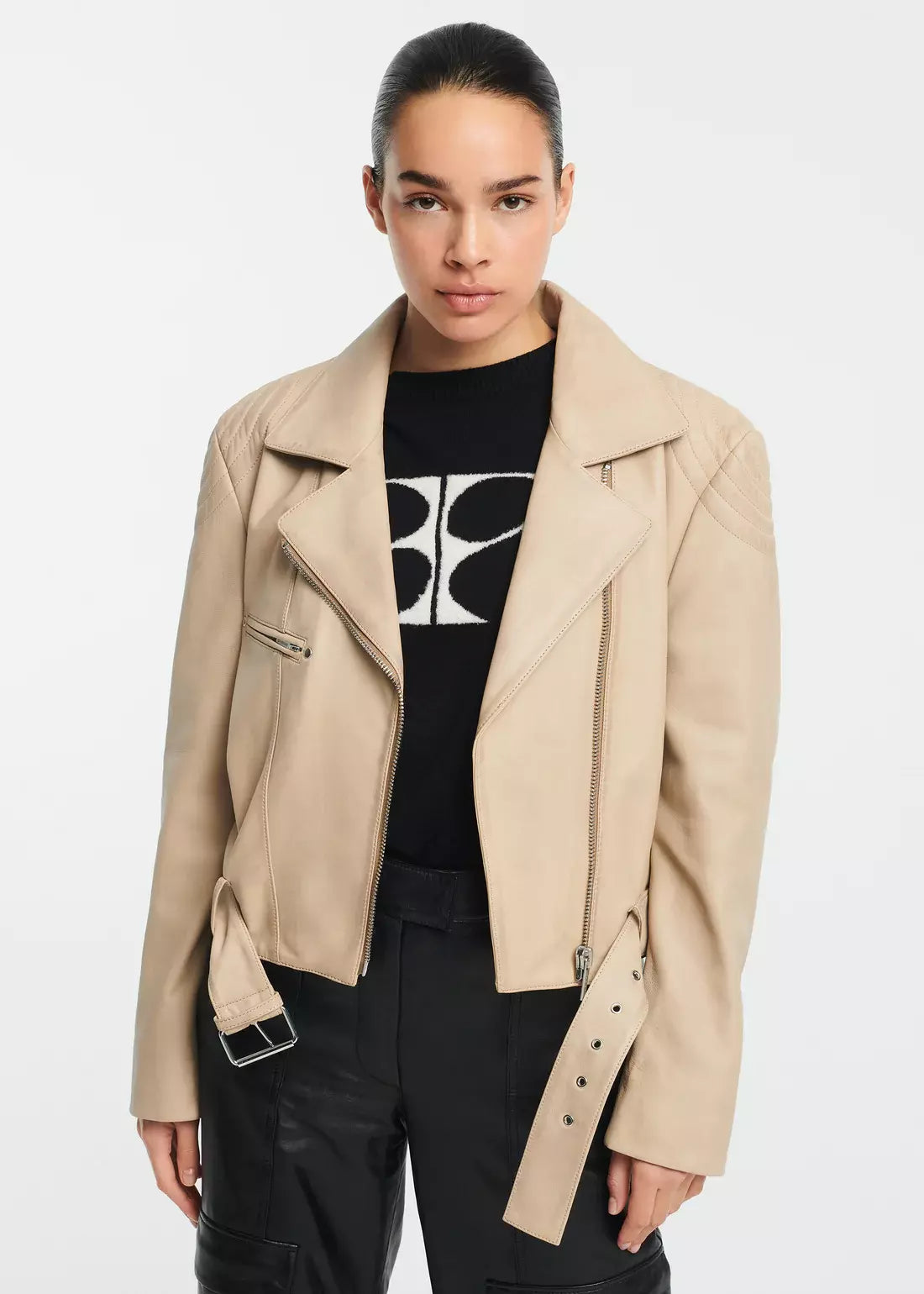 BOLIVAR Jacket Vintage Rub Off - Beige