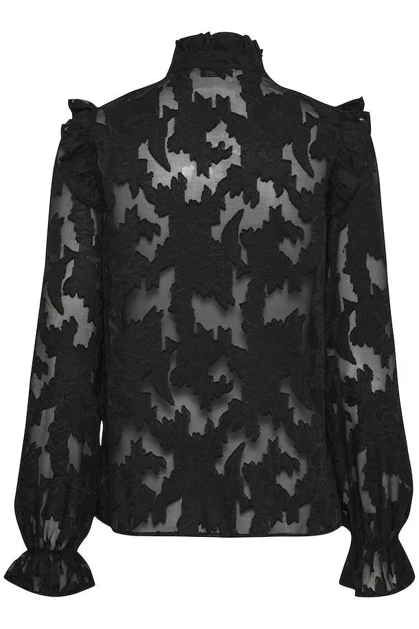 BYIFLOR shirt - Zwart