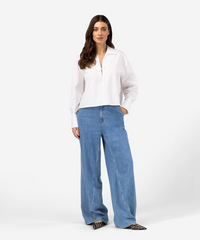 Baily blouse - Wit