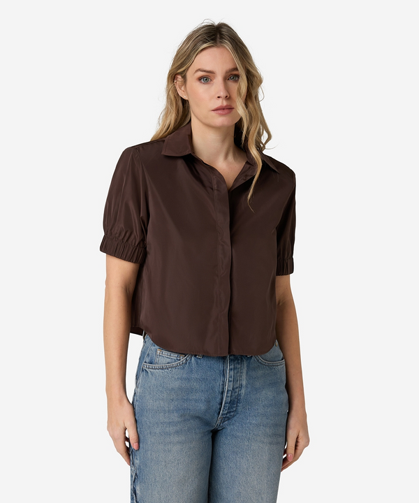 Bonnie blouse - Bruin