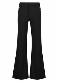 Trousers Wide Leg Punta Sailor - Zwart