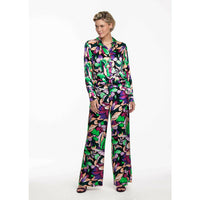 Trousers Wide Leg Satin - Multi