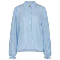 Blouse Puff Sleeve - Blauw