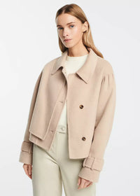 CATALANA Jacket Wool Blend - Beige