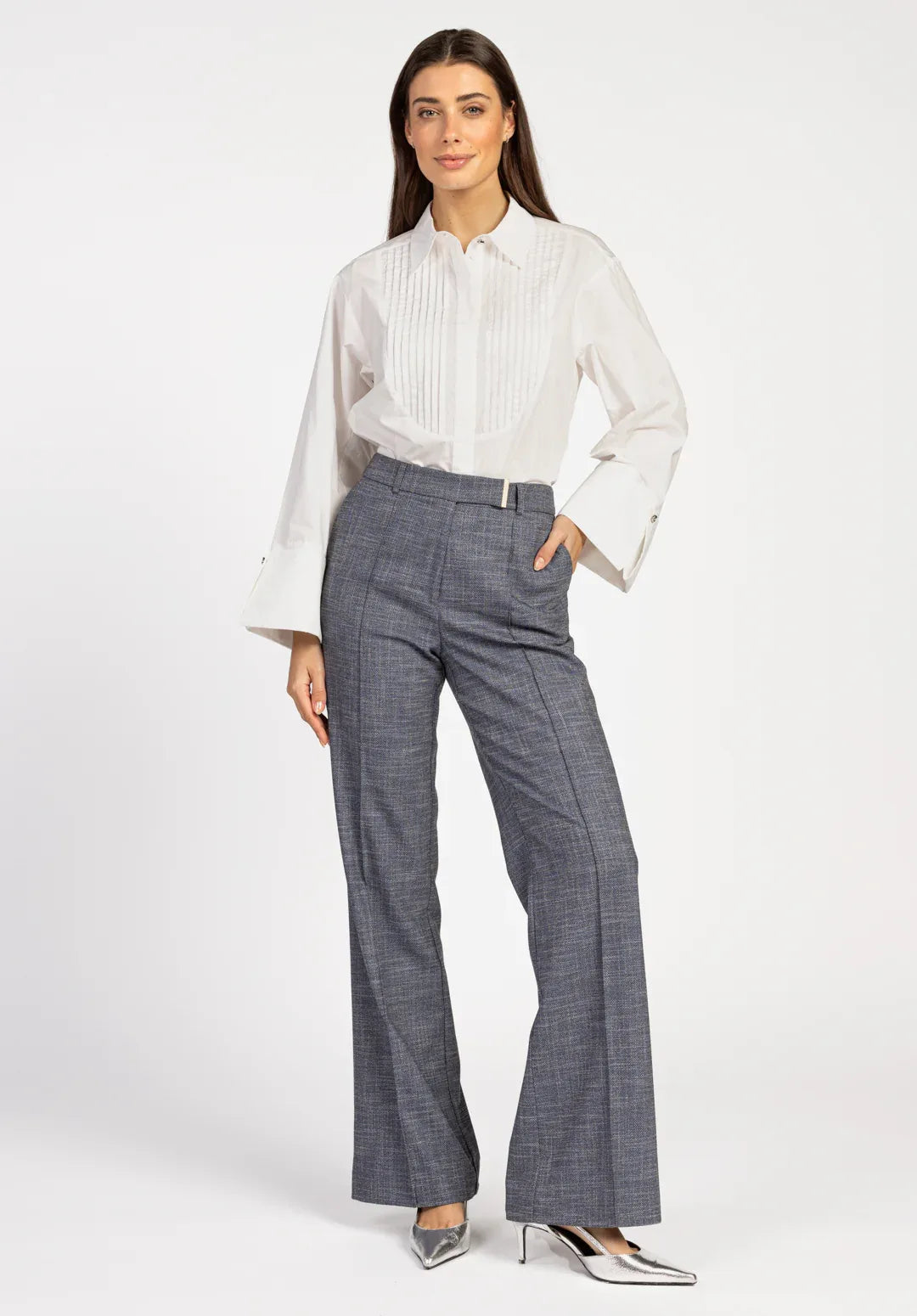 TROUSERS - Blauw