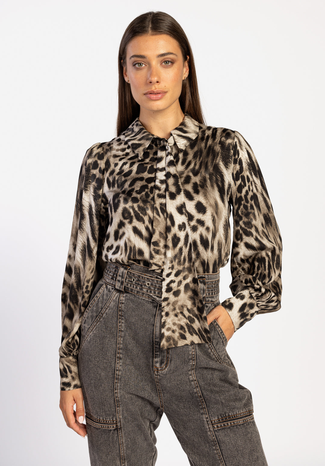 BLOUSE - Grijs
