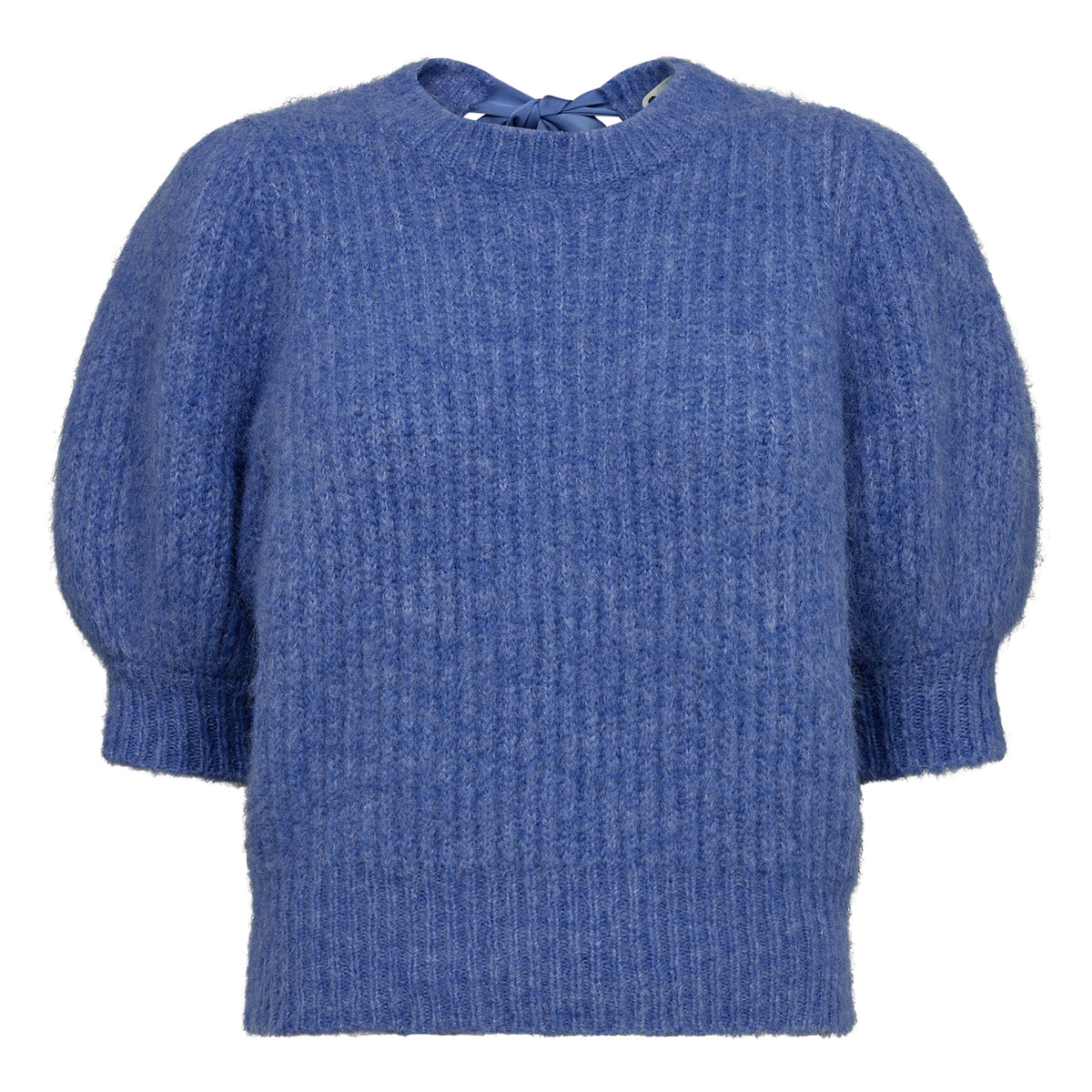 CoralieCC Bow Rib Knit - Blauw