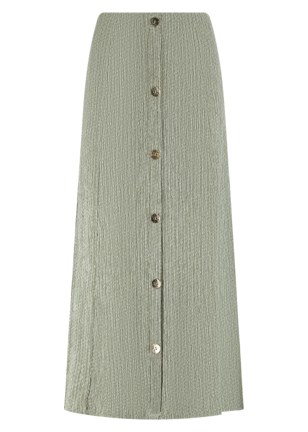 Crinkled Maxi Skirt - Multi
