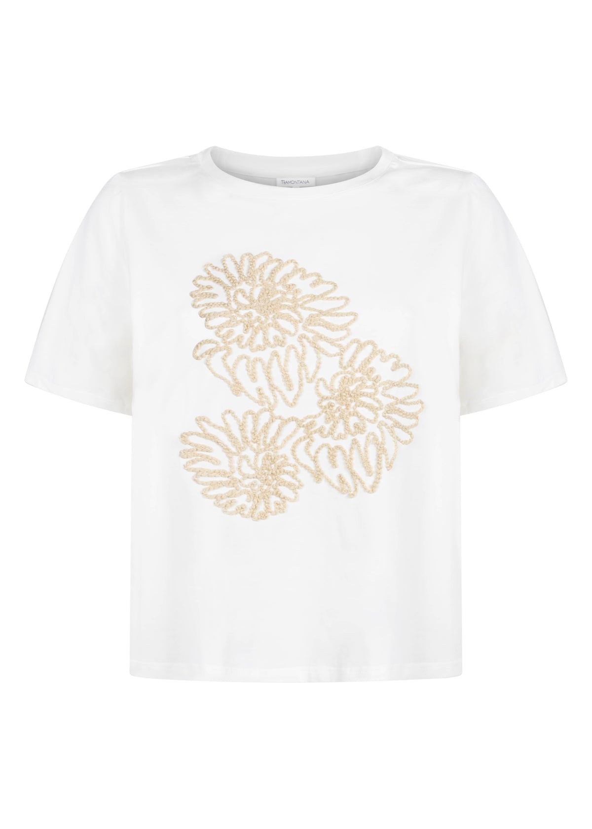 Embroidered Artwork T-Shirt