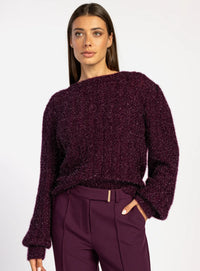 SWEATER - Paars
