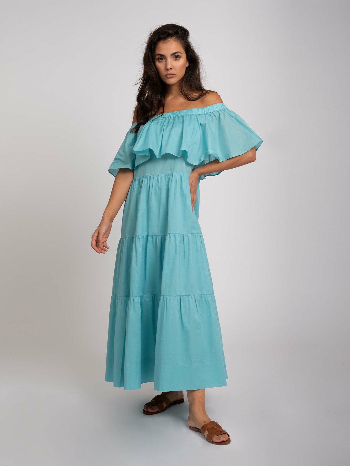 Rojo Long Dress - Blauw