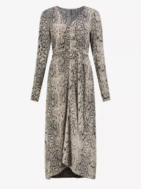Reese Snake Dress - Bruin
