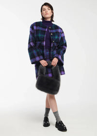 FJOLA Faux Fur - Grijs