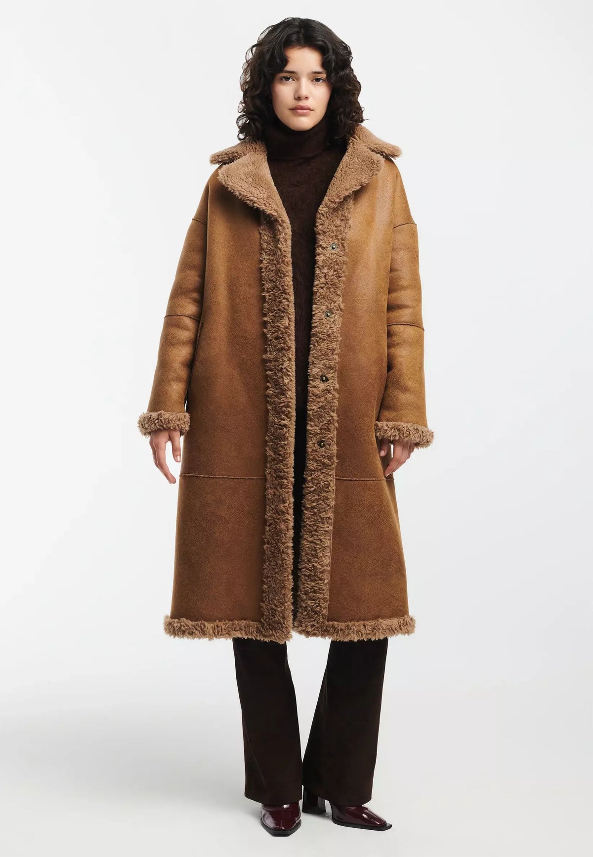 FLOOR Teddy Wool - Bruin