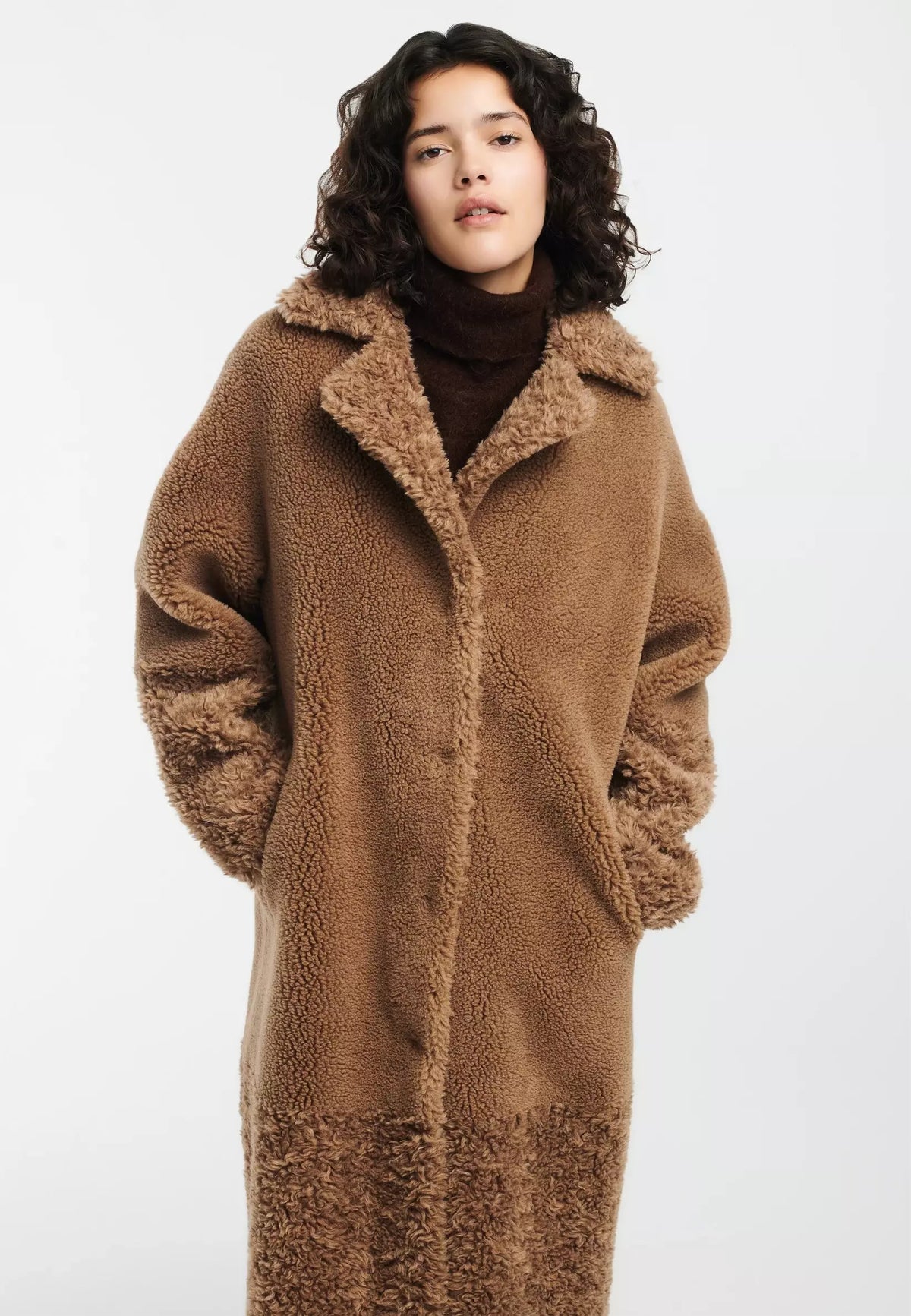 FLOOR Teddy Wool - Bruin