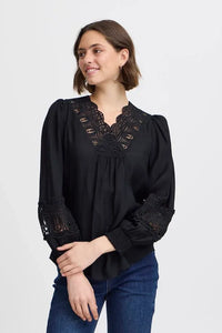 FRBLONDIE Blouse - Zwart