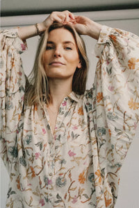 Flower Blouse - Zand
