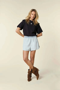 Flowy Short - Blauw