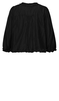 MirkaGO Cardigan Blouse - Zwart