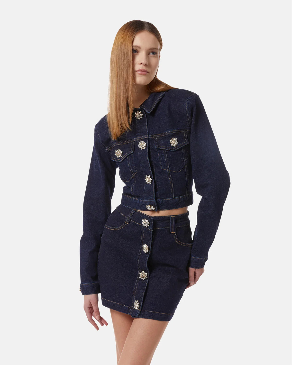 Giubbino jeans - Blauw