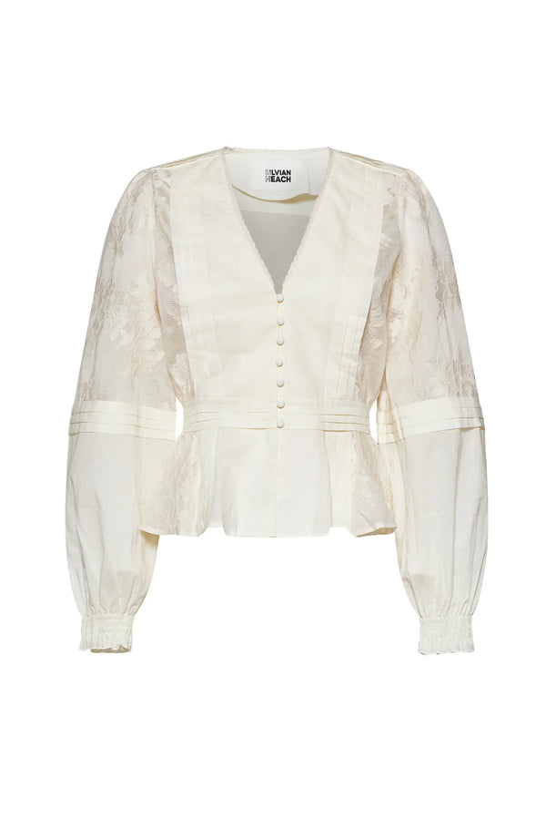 Blouse Agrin - Geel