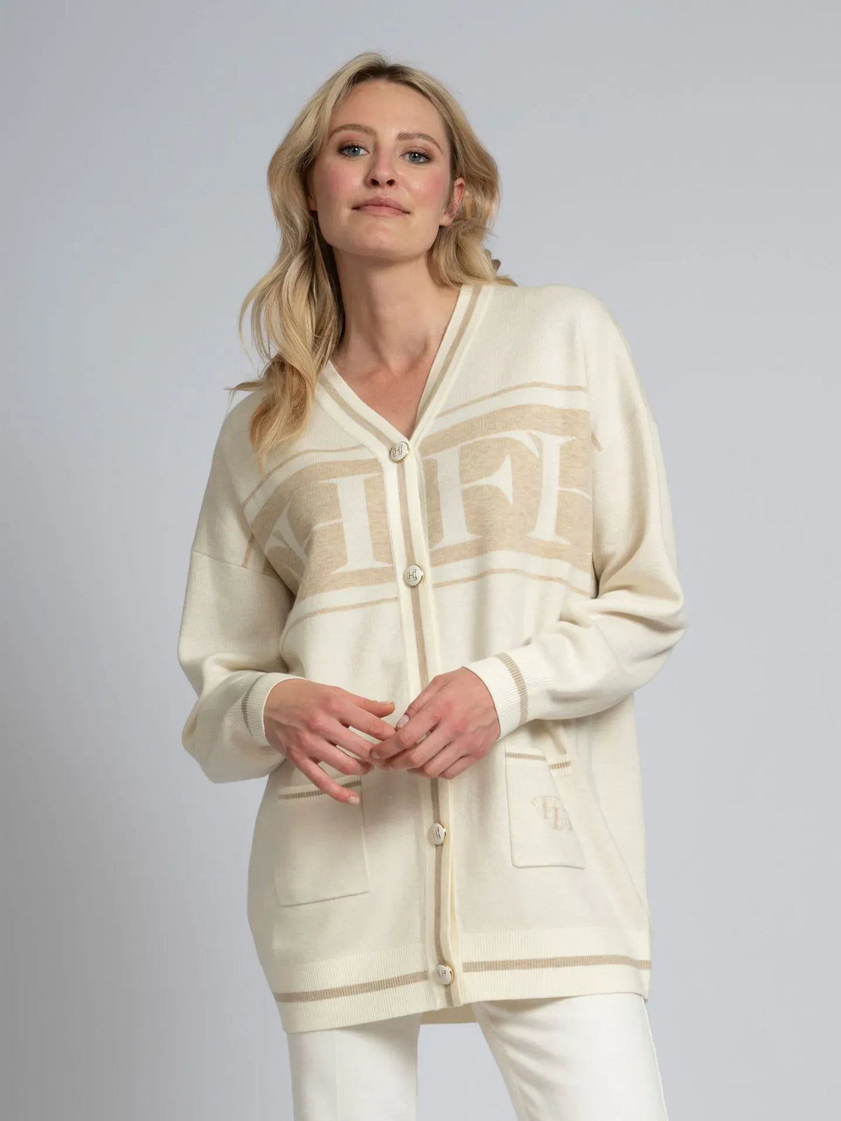 Genell Cardigan - Wit