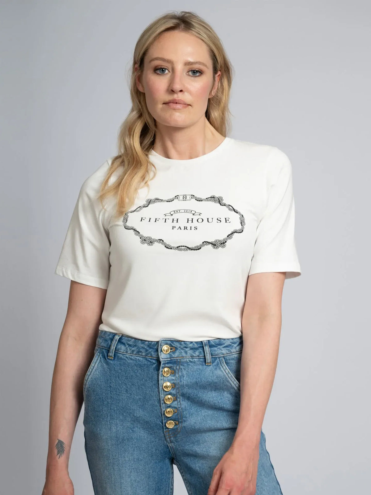 Ginette T-shirt - Wit