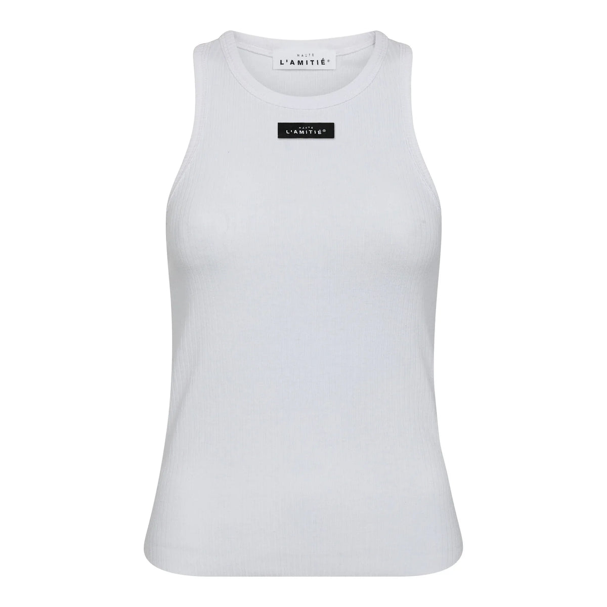 Rib Badge Tank - Wit
