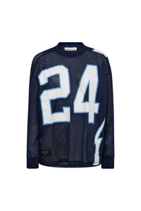 American Football LS Tee - Blauw