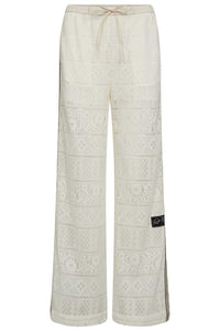 Utopia Lace Tie Pant - Wit
