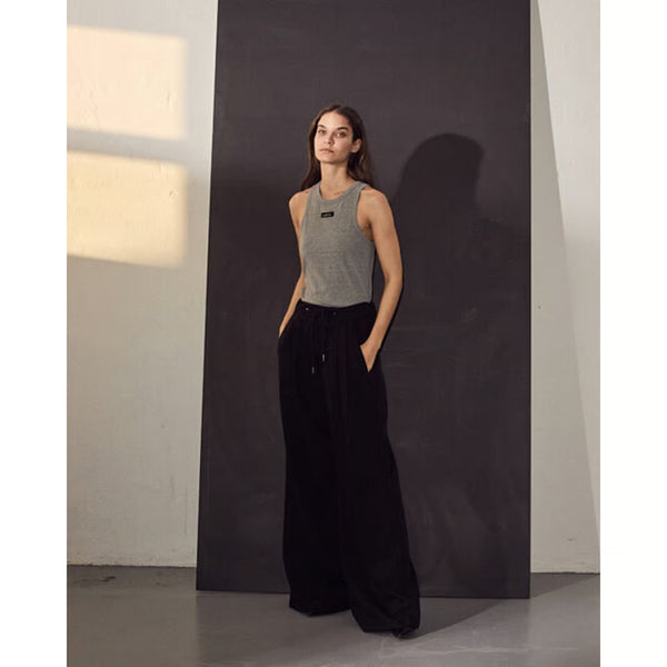 Michelle Tailor Tie Tall Pant - Zwart