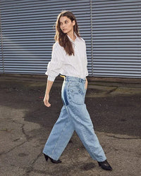 Flip Waist Pocket Tall Jeans - Blauw