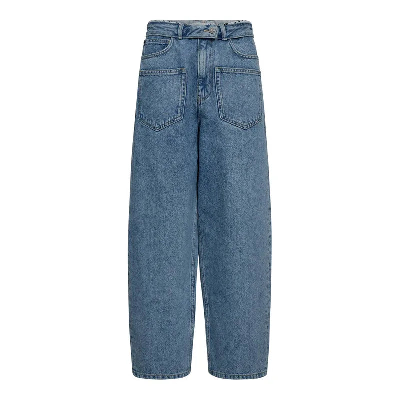Flip Waist Pocket Tall Jeans - Blauw