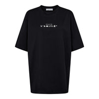 Crew Rub Print Tee - Zwart