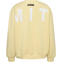 Maxi Split Logo Sweat - Geel