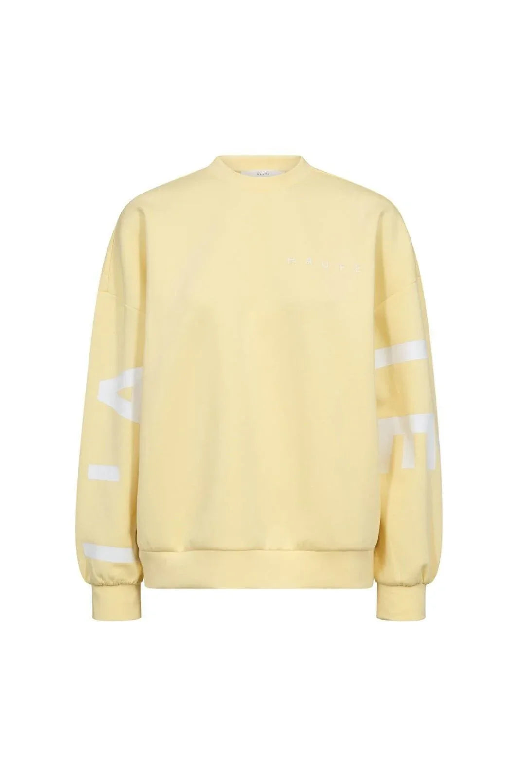 Maxi Split Logo Sweat - Geel