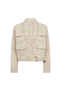 Pielle Structure Crop Jacket - Multi