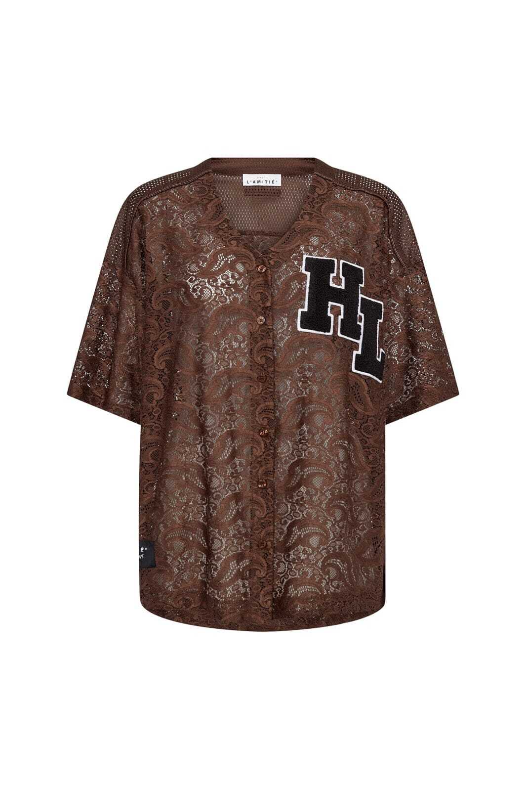 Court Lace Tee - Bruin