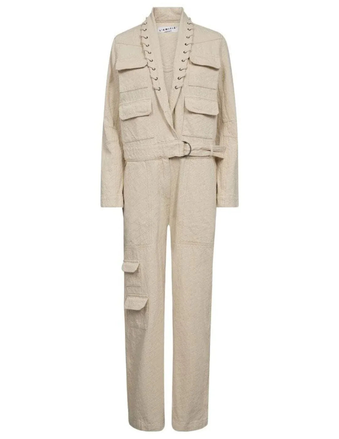 Pielle Structure Boiler Suit - Multi