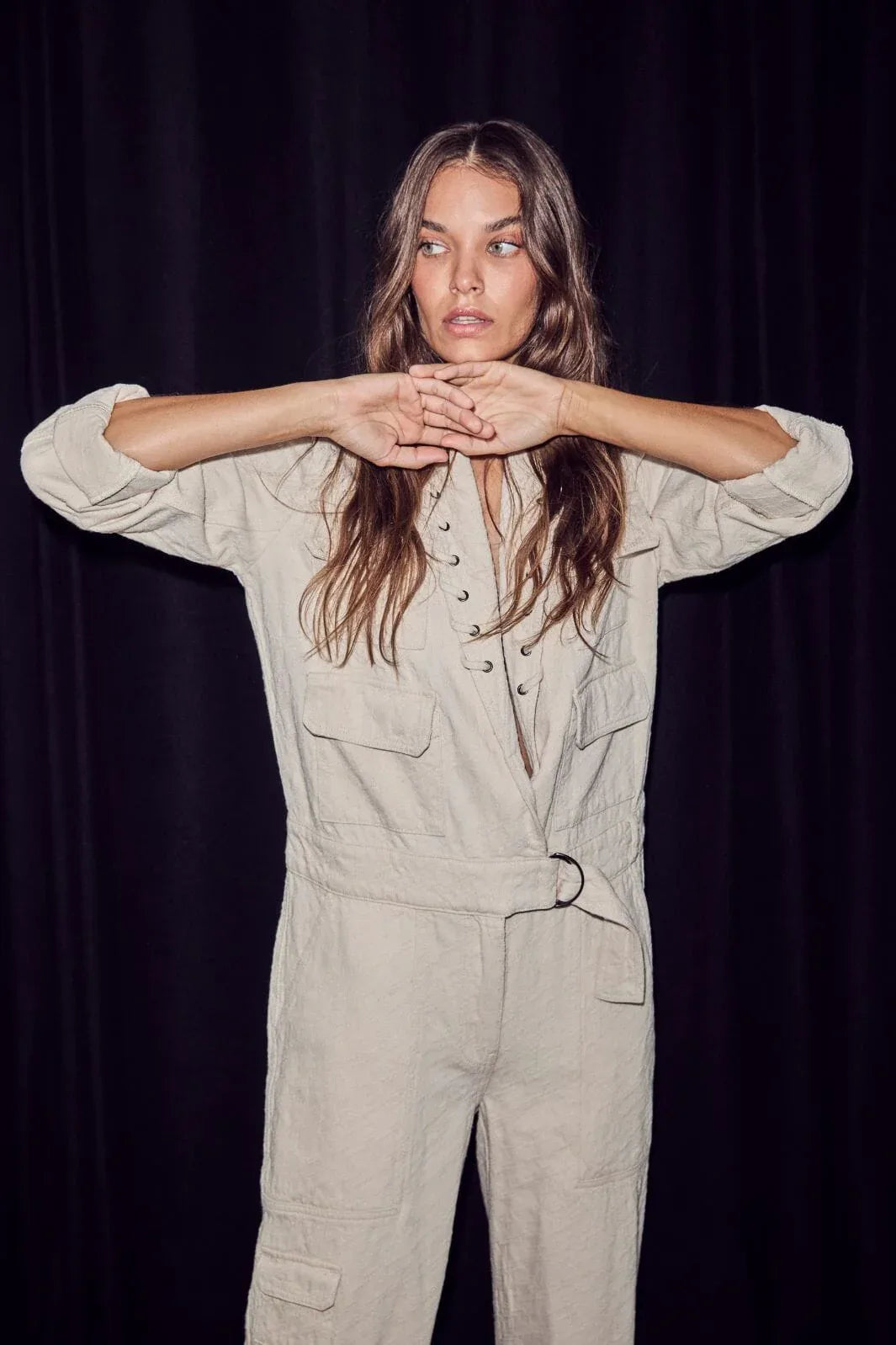 Pielle Structure Boiler Suit - Multi