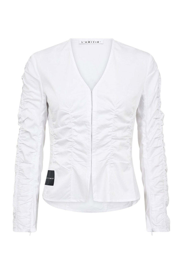 Pure Gather Shirt - Wit