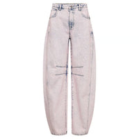 Drew Barrel Panel Tall Jeans Iced Rose - Roze