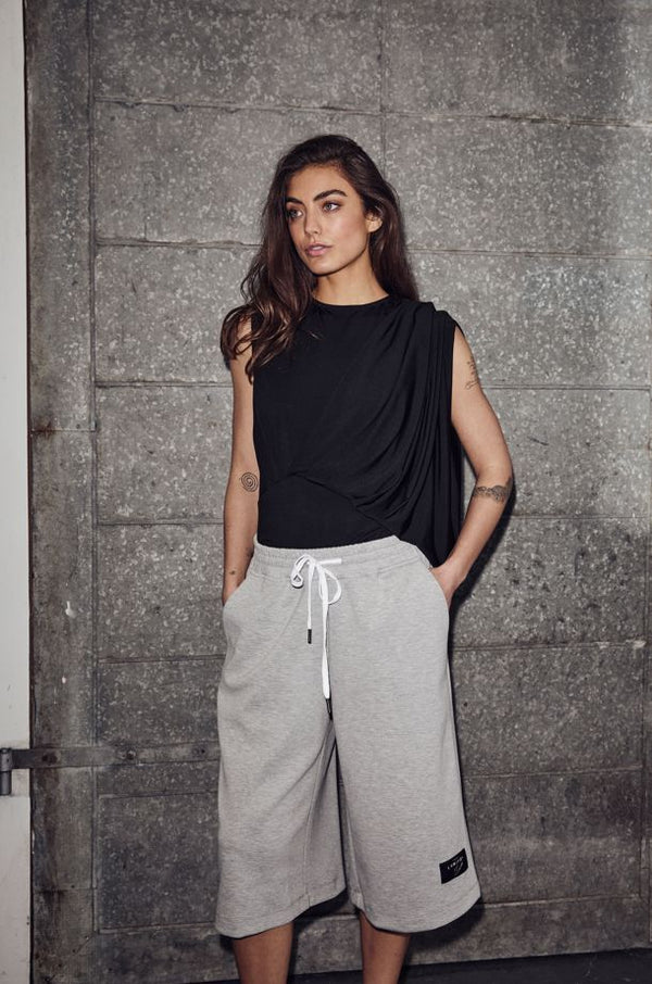 Belek Drape Body - Zwart