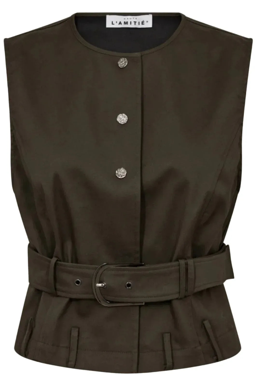 Enya Belt Vest - Groen