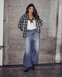 Denim Harem Tall Pant - Blauw