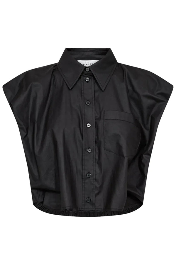Dinnie NS Coated Shirt - Zwart