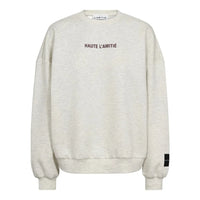 Back Print Studio Sweat - Beige
