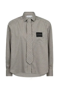 Chess Tie Shirt - Beige