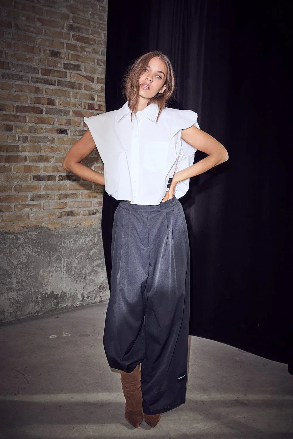 Dinnie NS Poplin Shirt - Wit